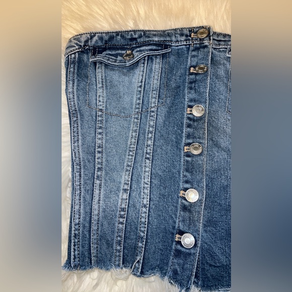 Zara Denim Corset - Picture 2 of 5